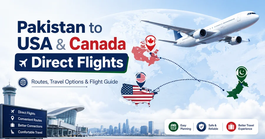 Pakistan to USA and Canada direct flights