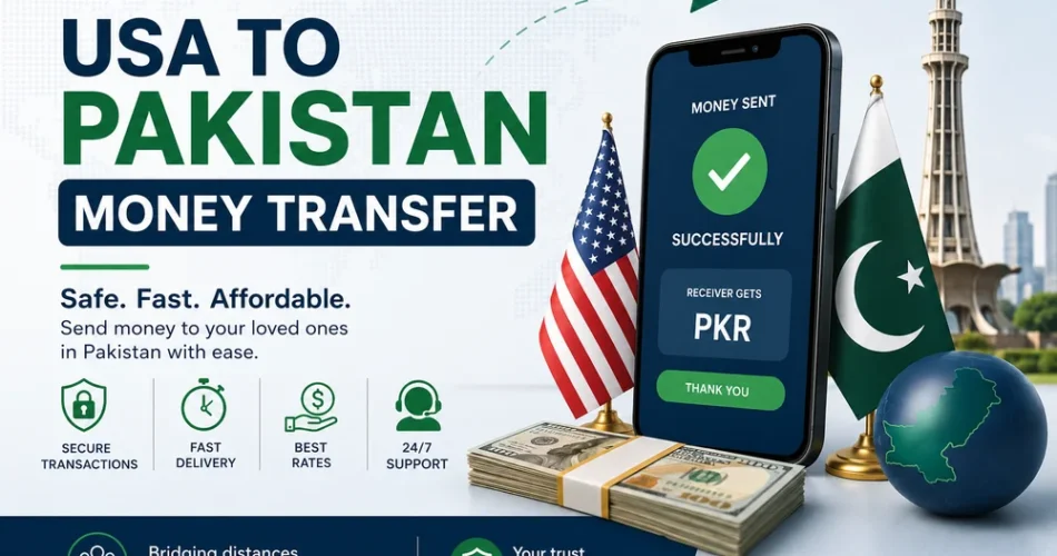 USA to Pakistan Money Transfer: Best Ways to Send Money Safely, Fast & Affordably